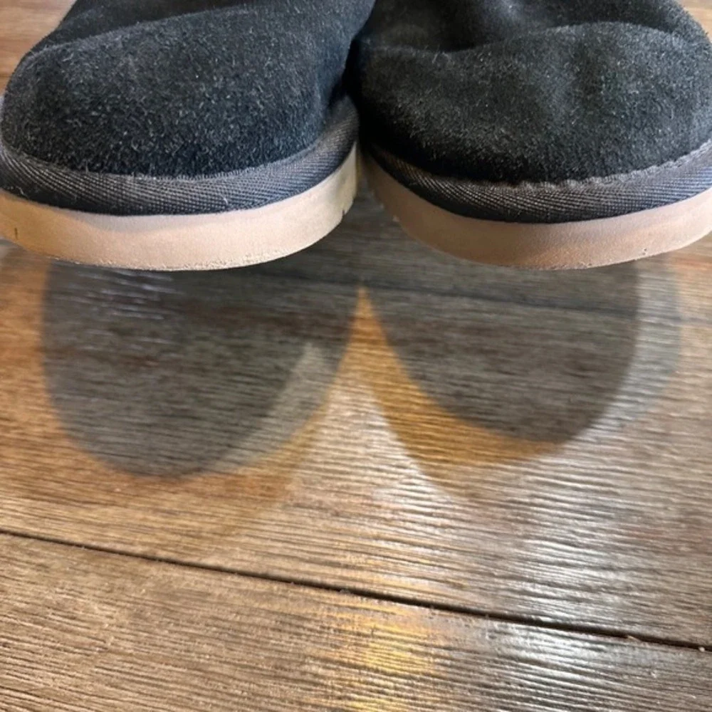 Koolaburra‎ by UGG Gray Suede Boots Faux Fur Bow Detail Winter Boots US 9